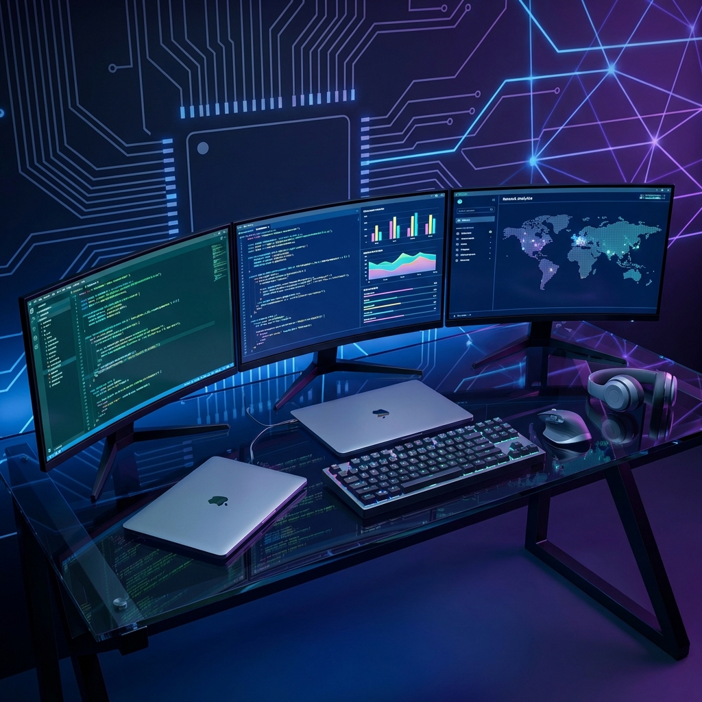 Modern Technology Workspace